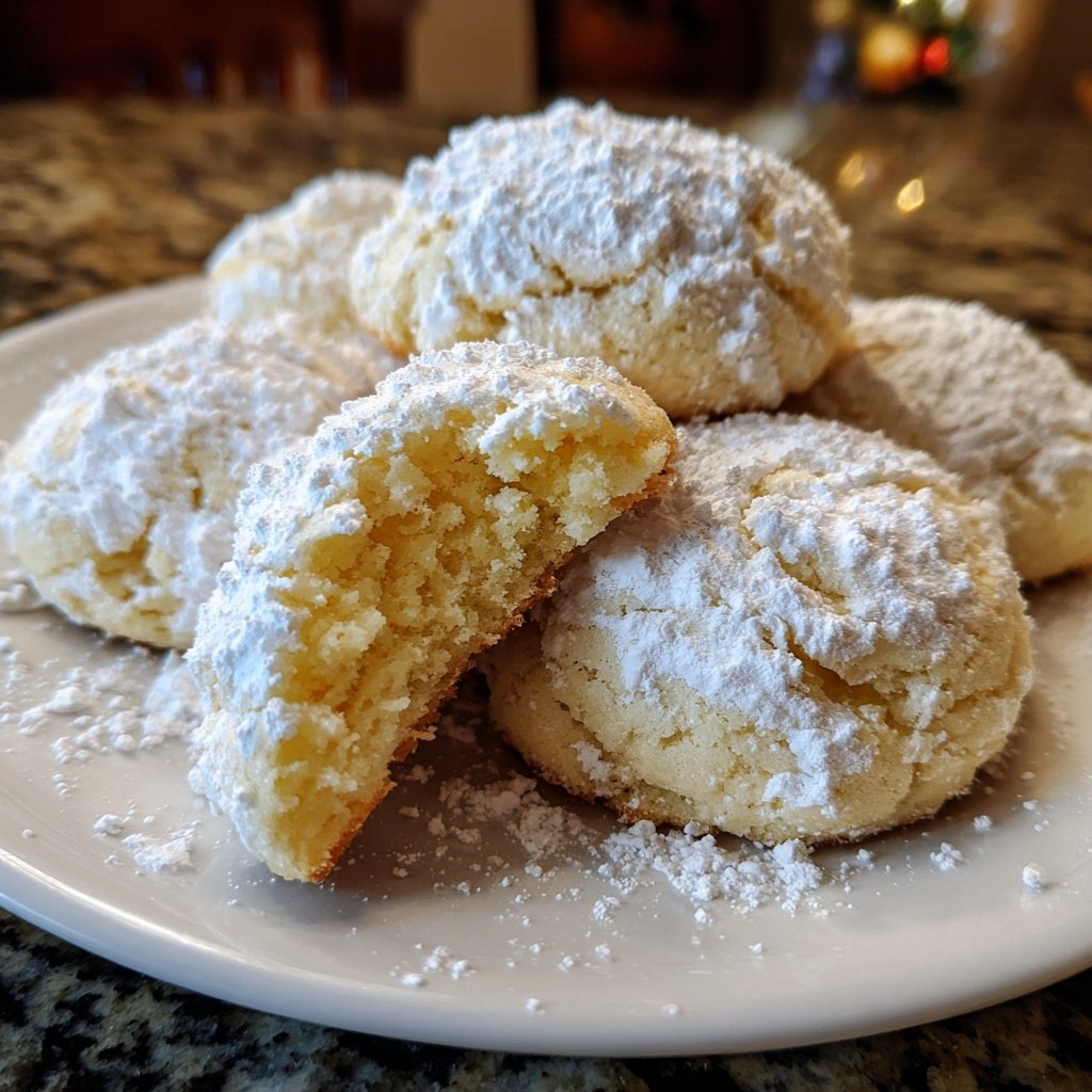 Almond Cloud Cookies Recipe