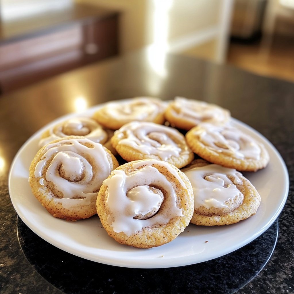 Soft and Chewy Cinnamon Roll Sugar Cookies