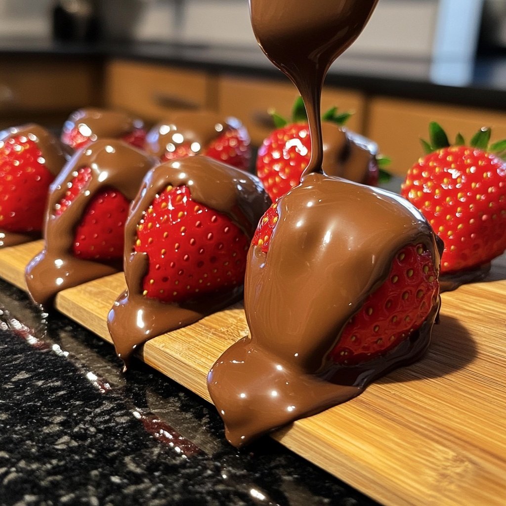 Chocolate Strawberries for Valentine’s Day
