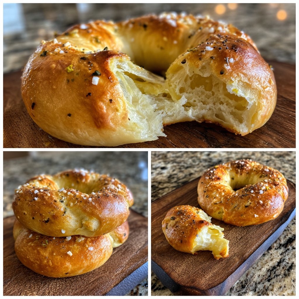 Olive Oil Yogurt Bagels