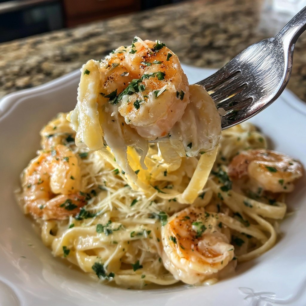 Shrimp Alfredo Pasta