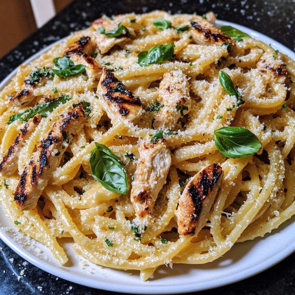 Easy Parmesan Chicken Pasta