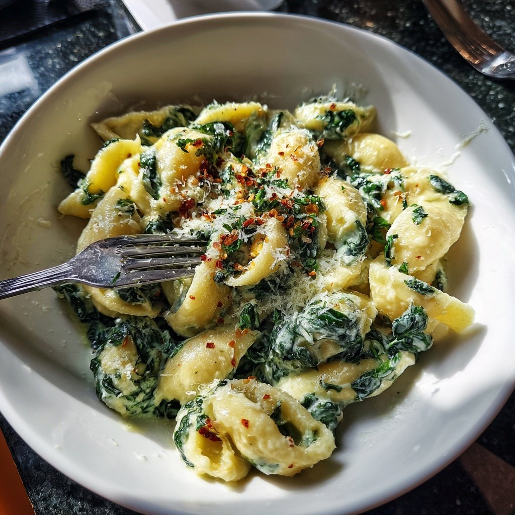 Creamy Spinach Ricotta Pasta