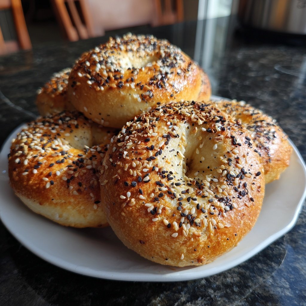 Soft Yogurt Bagels Oven Baked